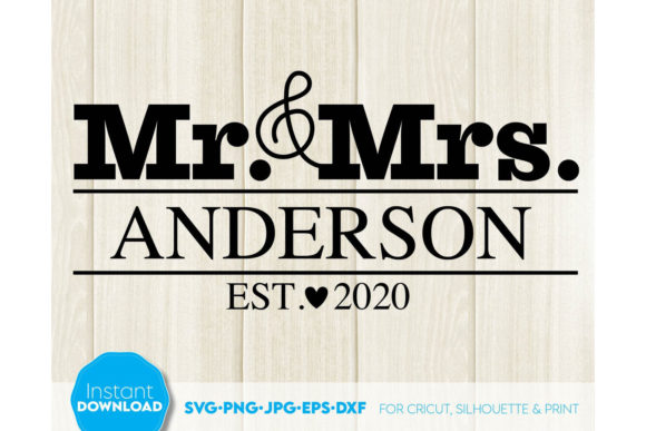 Download Mr and Mrs Est 2021 Wedding Sign Gift - Gift Collection