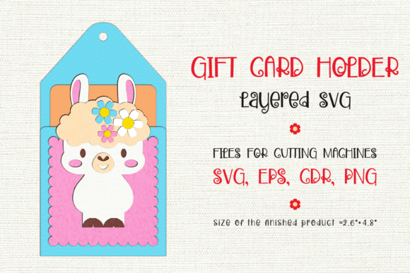 Download Baby Llama | Birthday Gift Card Holder - Gift Collection