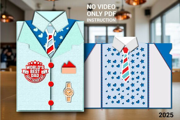 Download Father’s Day Shirt Gift Card SVG 2025 - Gift Collection