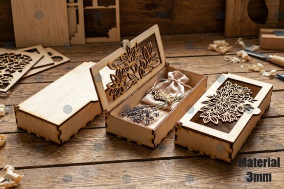 Download Laser Cut Gift Boxes Bundle SVG - Premium Resources
